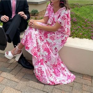 Abel the Label Anthropology Floral Maxi Dress